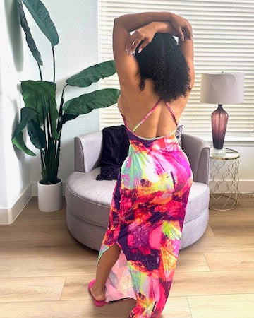 Color Rush Maxi Dress