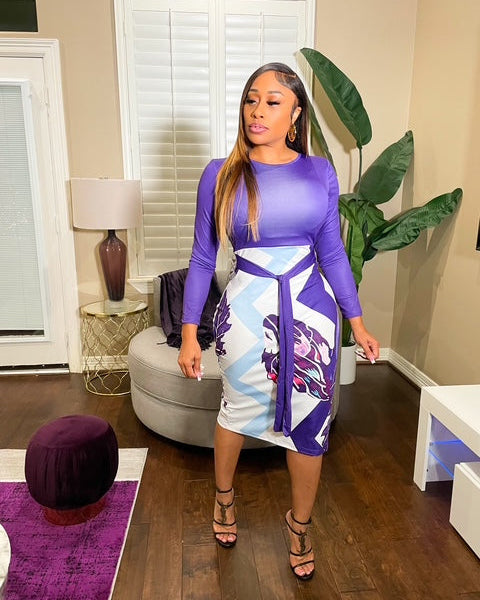 Purple Bloom Dress