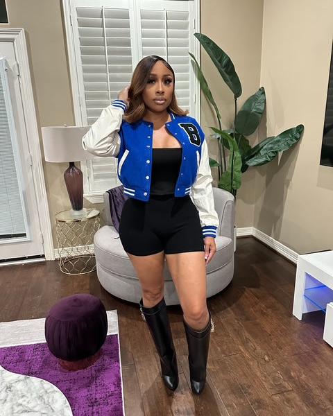 Blue Baddie Jacket