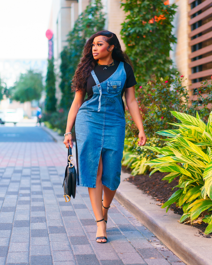 Denim Demure Dress