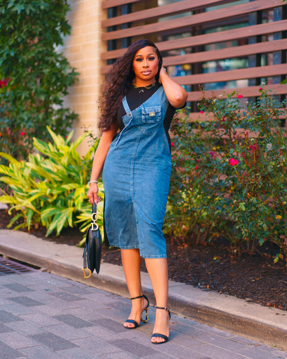 Denim Demure Dress