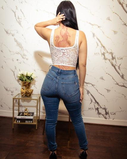 Ivory Lace Top