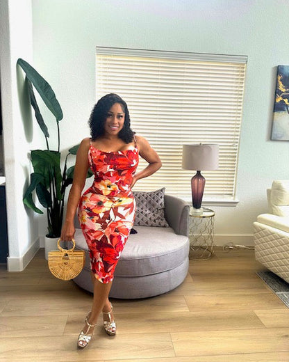 Sunset Midi Dress